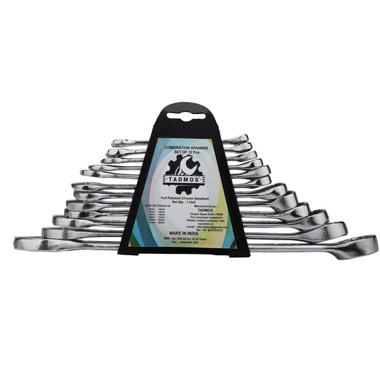 Heavy-Duty 12-Piece Combination Wrench Set– Premium Steel for All-Purpose Use