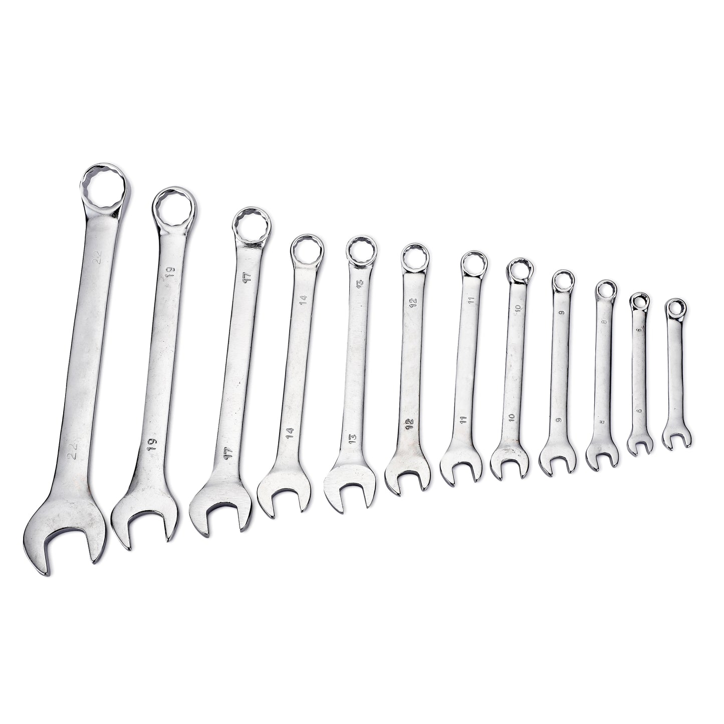 Heavy-Duty 12-Piece Combination Wrench Set– Premium Steel for All-Purpose Use